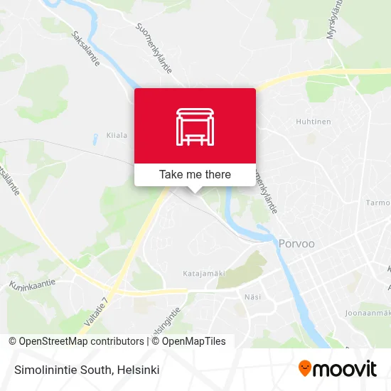 Simolinintie South map