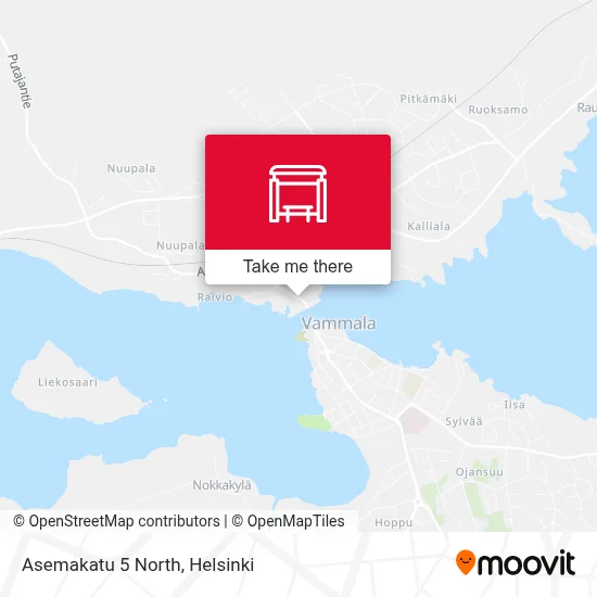 Asemakatu 5 North map