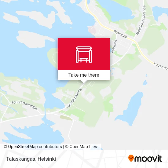 Talaskangas map