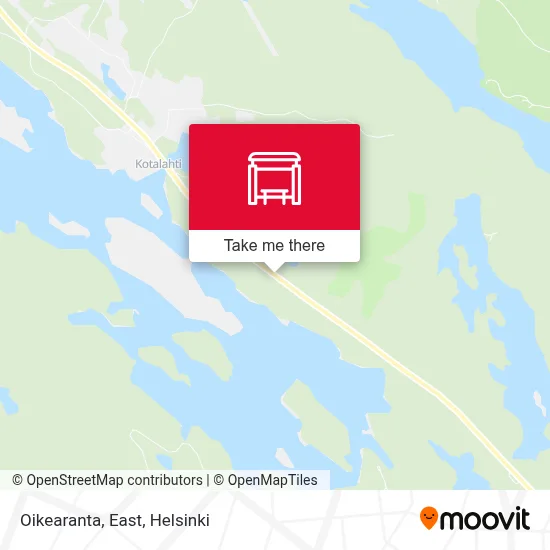 Oikearanta, East map