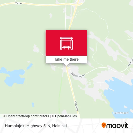 Humalajoki Highway 5, N map