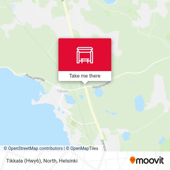 Tikkala (Hwy6), North map