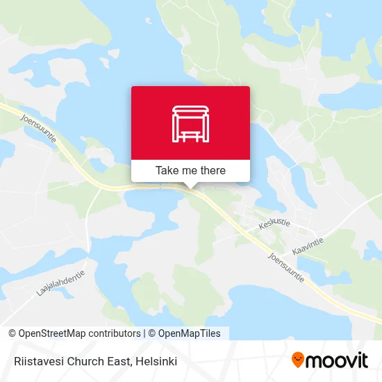 Riistavesi Church East map