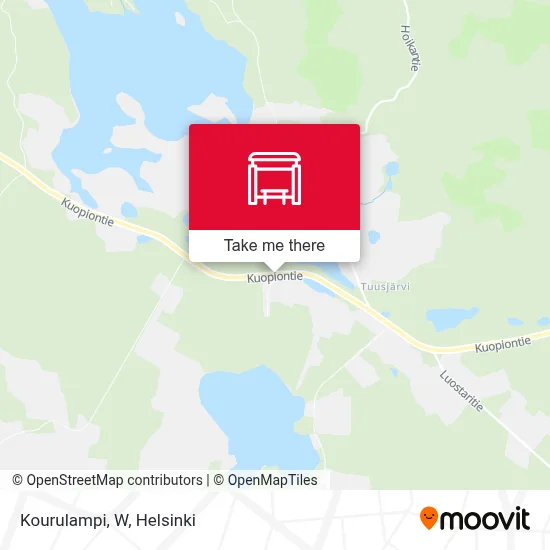 Kourulampi, W map