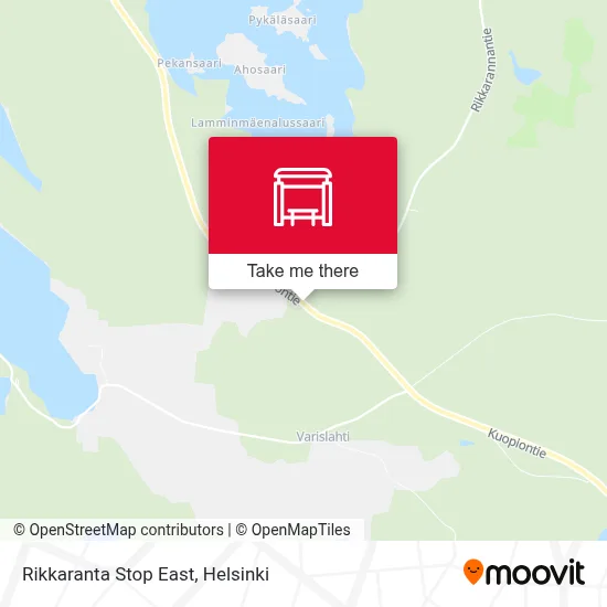 Rikkaranta Stop East map