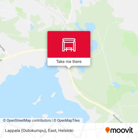 Lappala (Outokumpu), East map