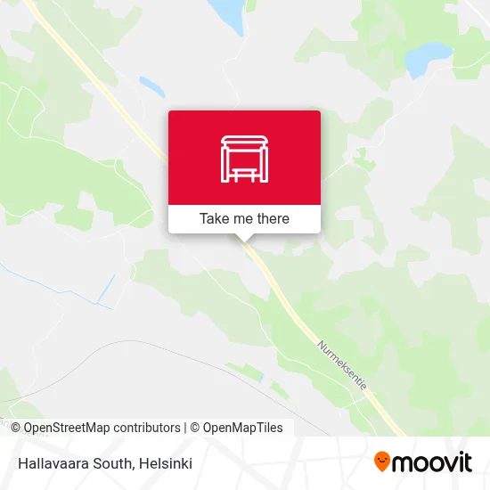 Hallavaara South map