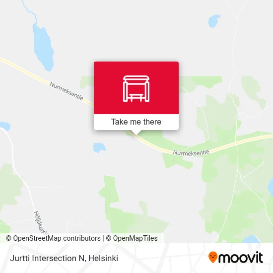 Jurtti Intersection N map