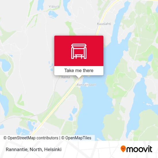 Rannantie, North map