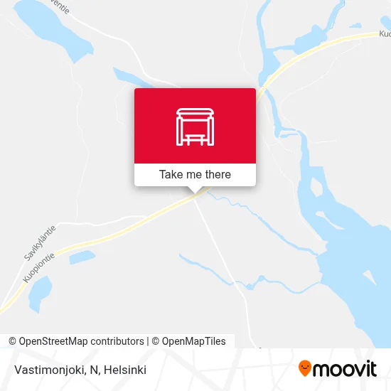 Vastimonjoki, N map