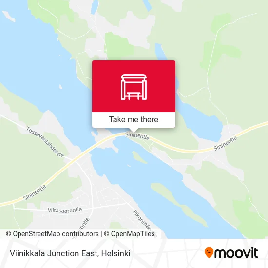 Viinikkala Junction East map