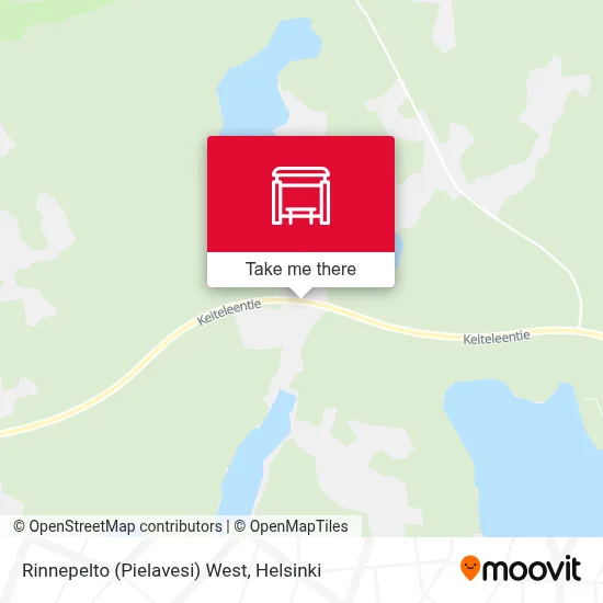 Rinnepelto (Pielavesi) West map