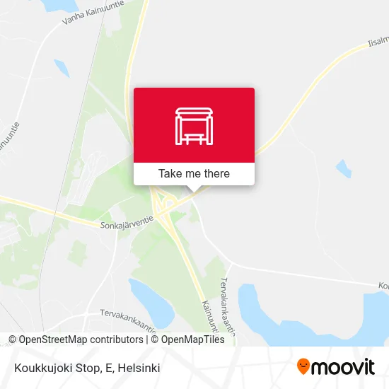 Koukkujoki Stop, E map