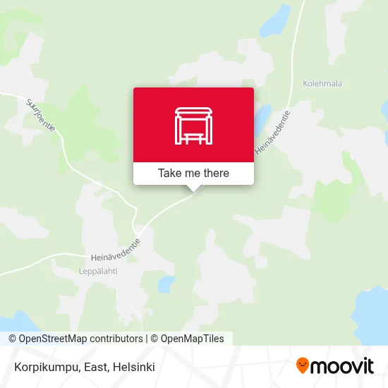 Korpikumpu, East map