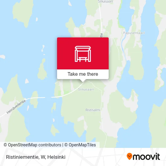 Ristiniementie, W map