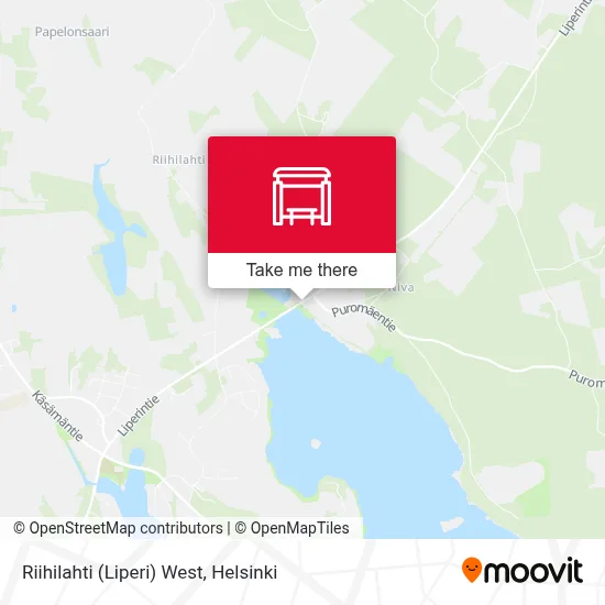 Riihilahti (Liperi) West map
