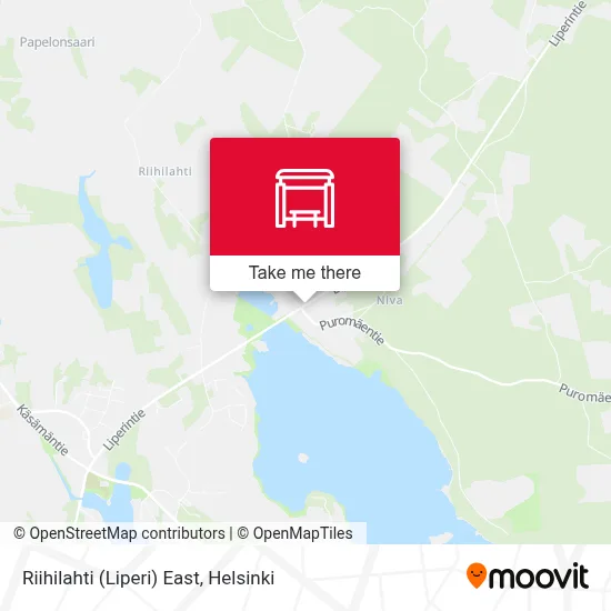 Riihilahti (Liperi) East map