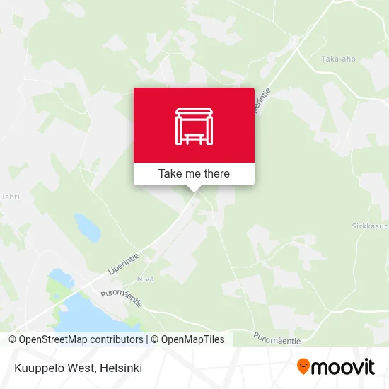 Kuuppelo West map