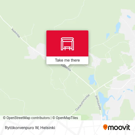 Rytökorvenpuro W map