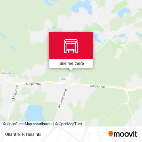 Ullantie, P map
