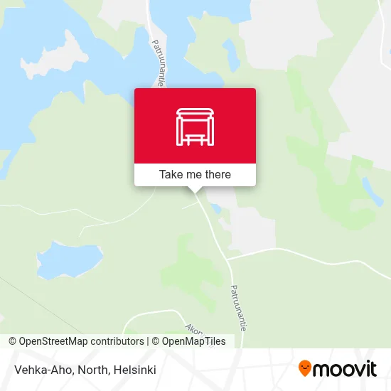 Vehka-Aho, North map