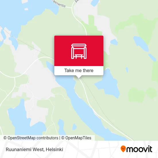 Ruunaniemi West map