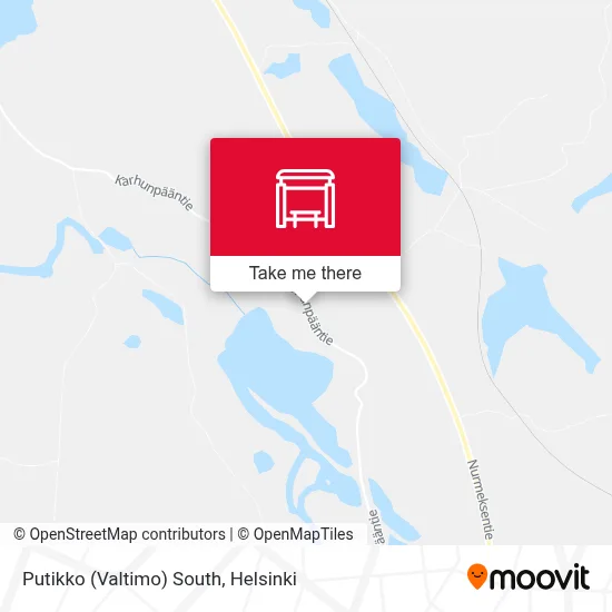 Putikko (Valtimo) South map