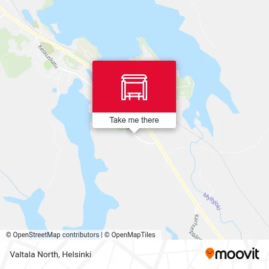 Valtala North map