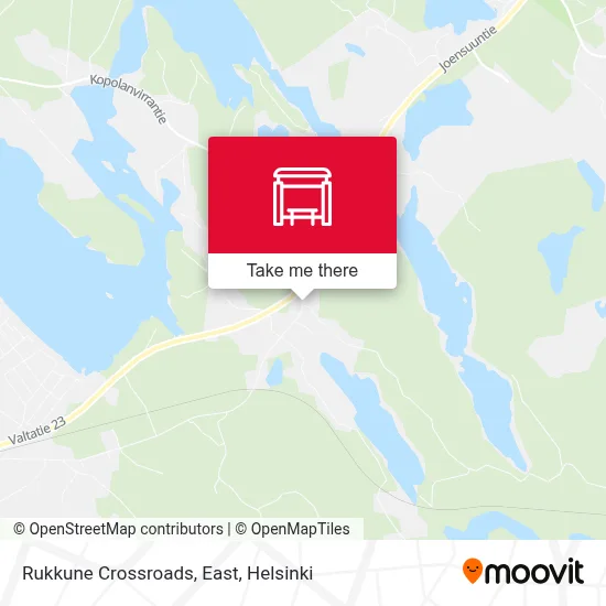 Rukkune Crossroads, East map