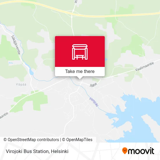 Virojoki Bus Station map
