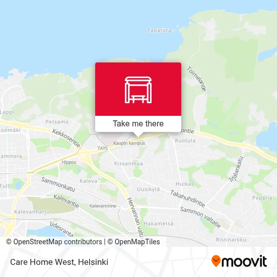 Care Home West map