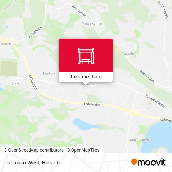 Isolukko West map