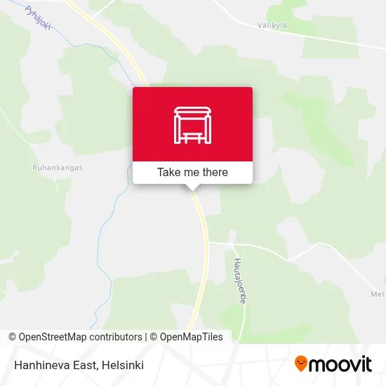 Hanhineva East map
