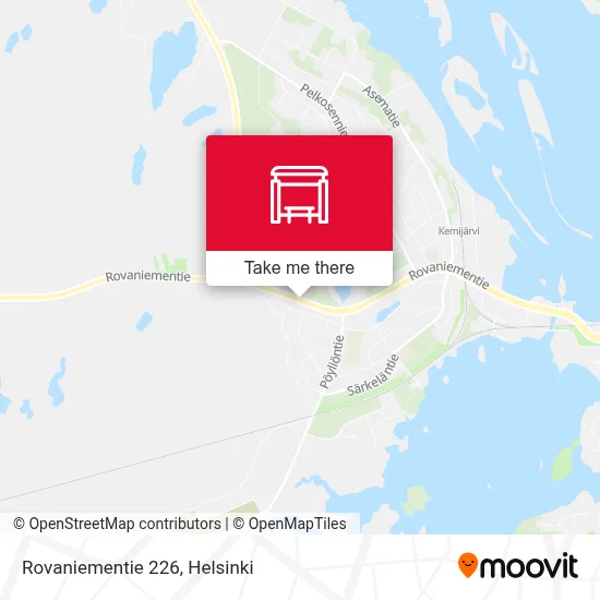 Rovaniementie 226 map