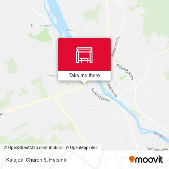 Kalajoki Church S map