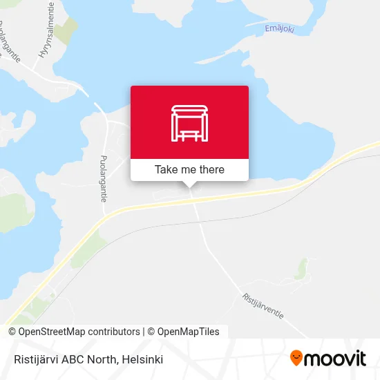 Ristijärvi ABC North map