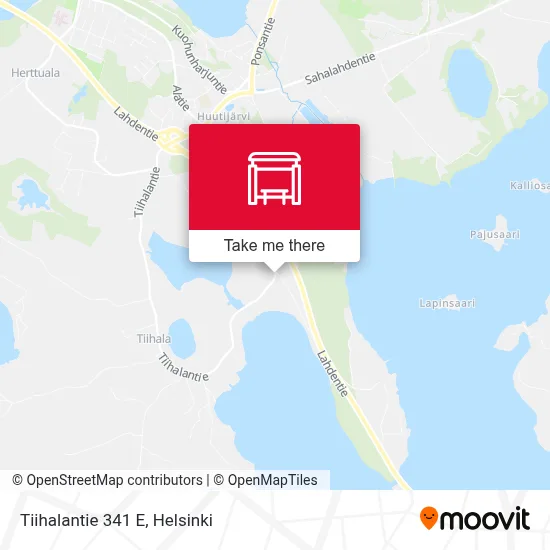 Tiihalantie 341 E map