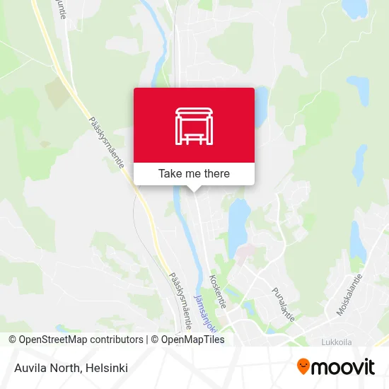 Auvila North map