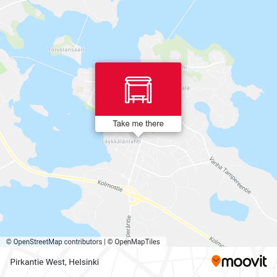 Pirkantie West map
