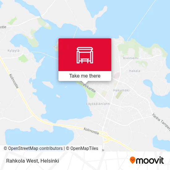 Rahkola West map
