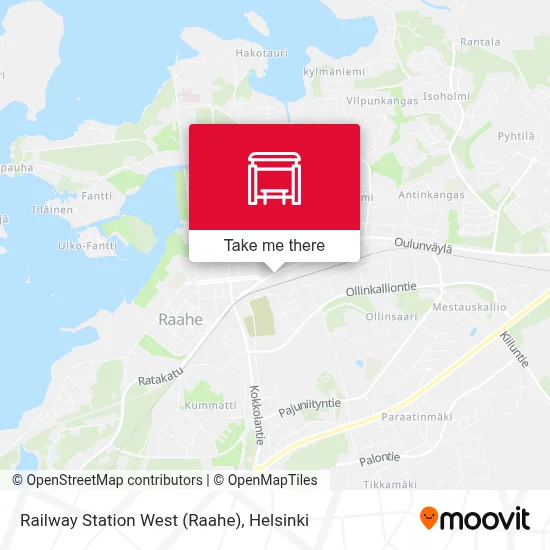 Railway Station West (Raahe) map