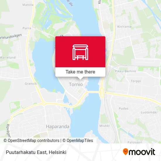 Puutarhakatu East map