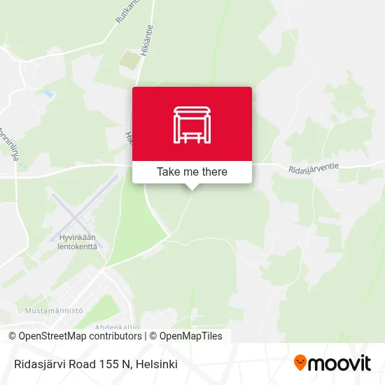 Ridasjärvi Road 155 N map