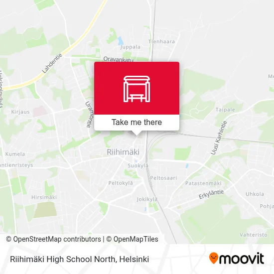 Riihimäki High School North map