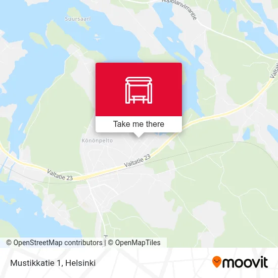 Mustikkatie 1 map