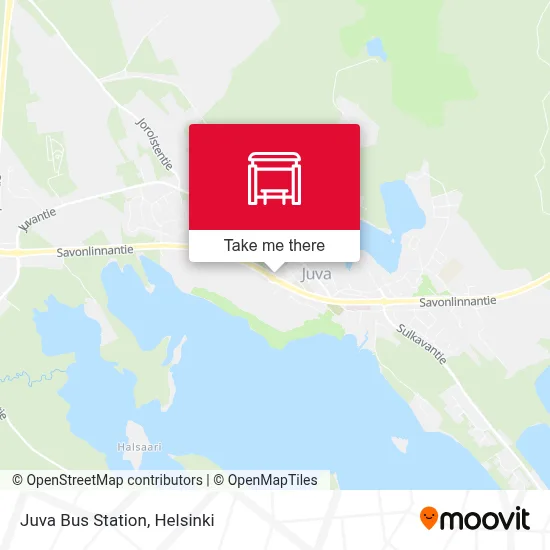 Juva Bus Station map