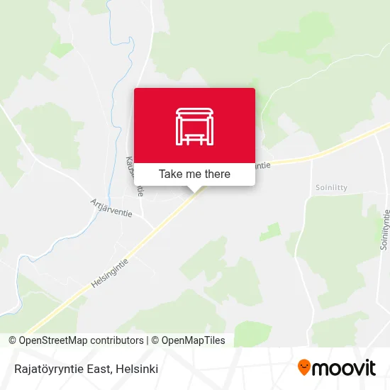 Rajatöyryntie East map