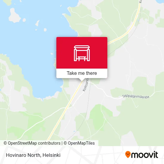 Hovinaro North map