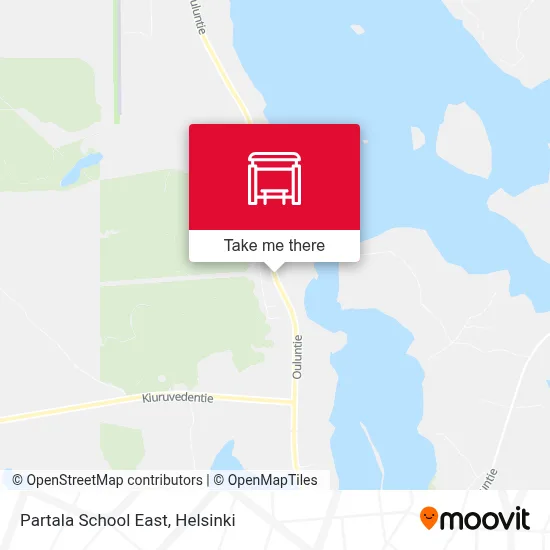Partala School East map