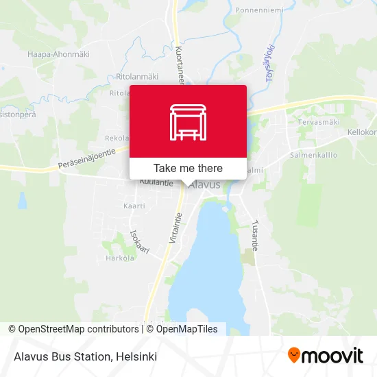 Alavus Bus Station map